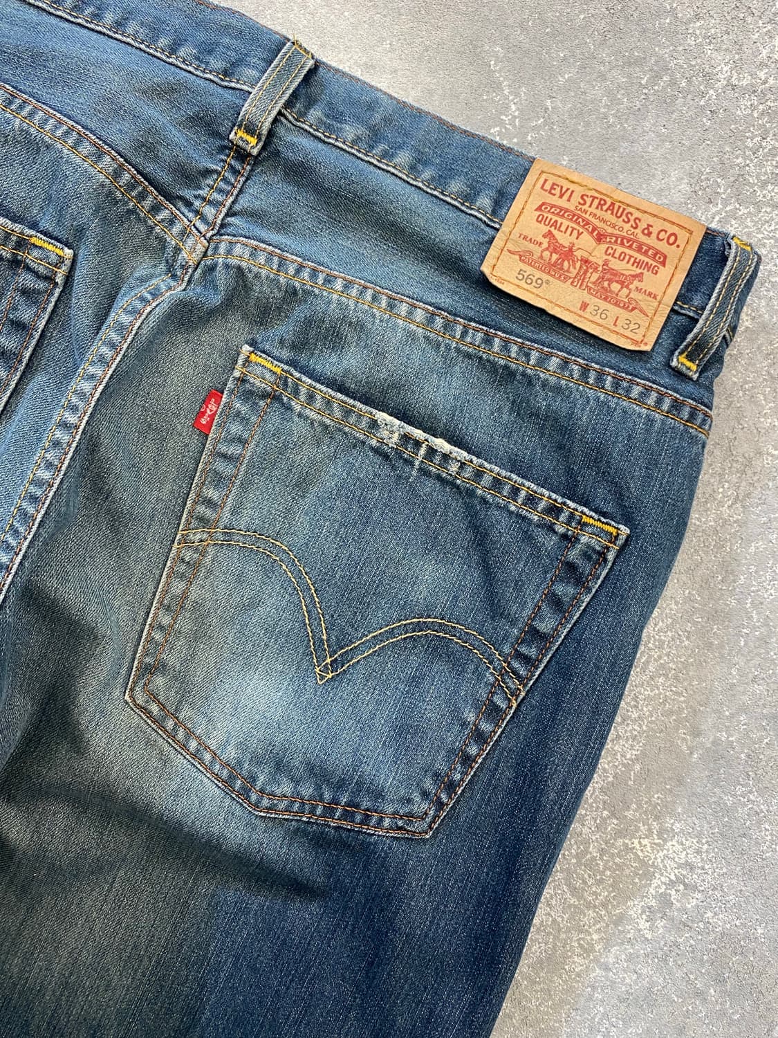 [36] 00s Levi's 569 리바이스 루즈핏 데님팬츠 상품이미지7