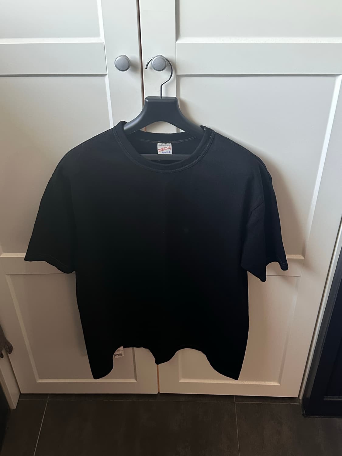 (2xl) 화이츠빌 2팩 티셔츠 블랙 상품이미지1