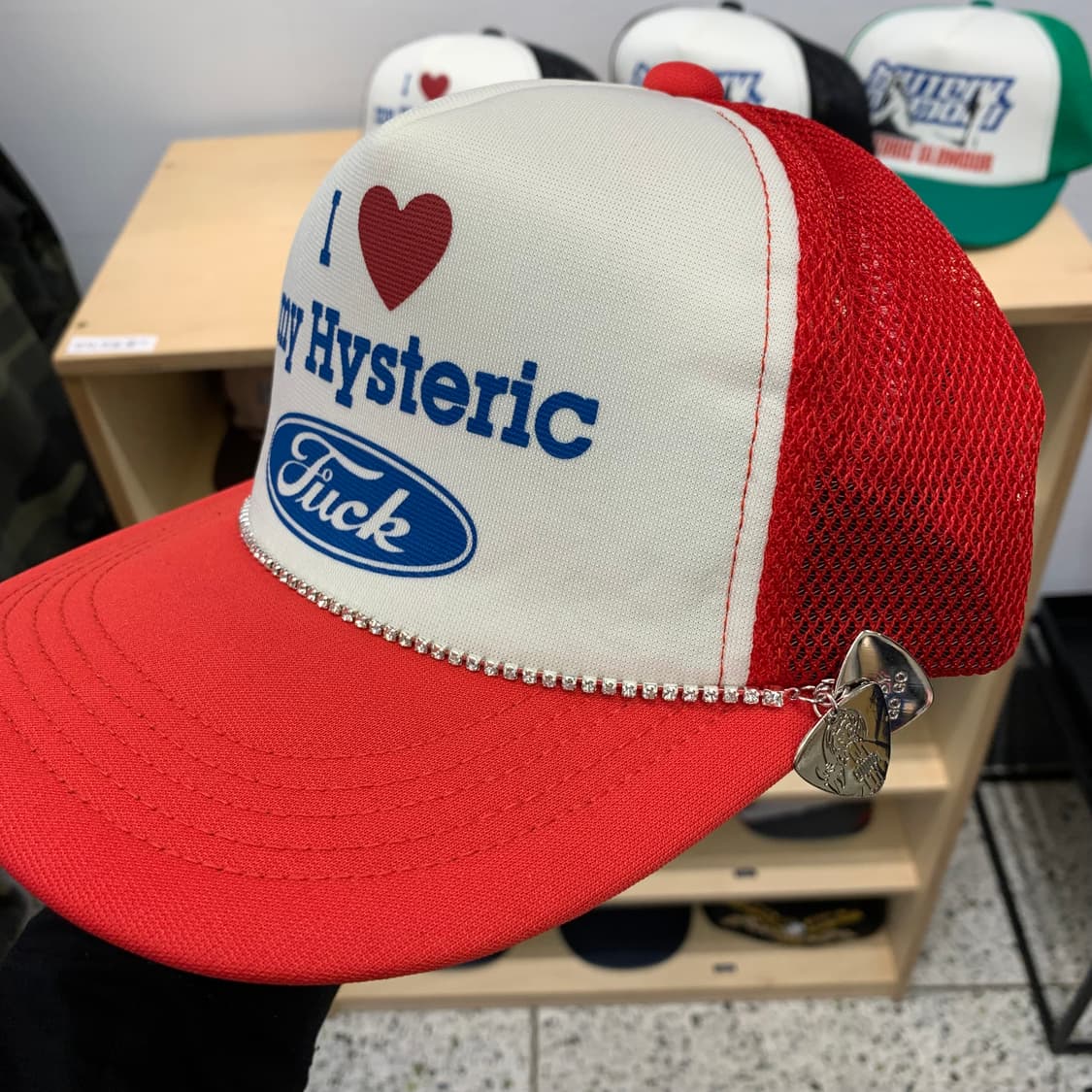 [F] 히스테릭 글래머 I ❤️ my Hysteric 트러커캡 상품이미지3