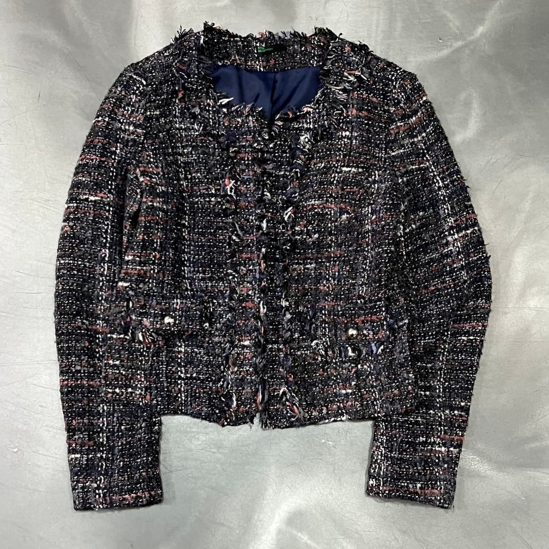  베네통 트위드 자켓 y15792 상품이미지1