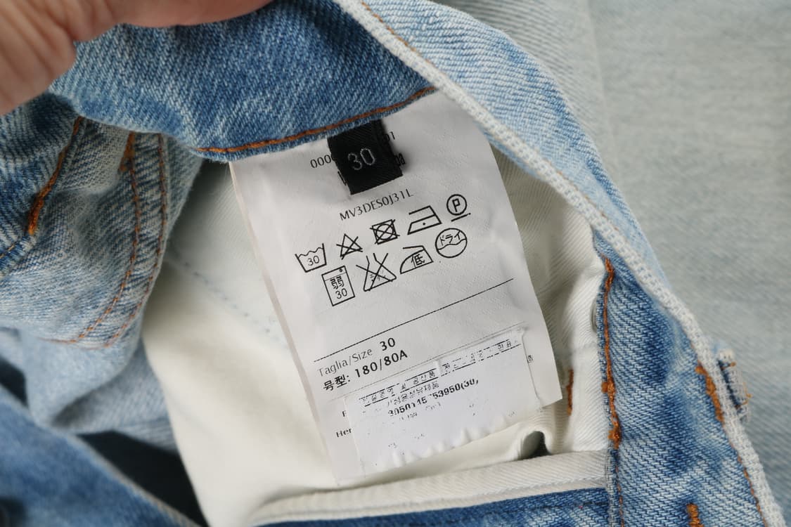 [30인치] 발렌티노 연청 워싱 청바지 상품이미지8