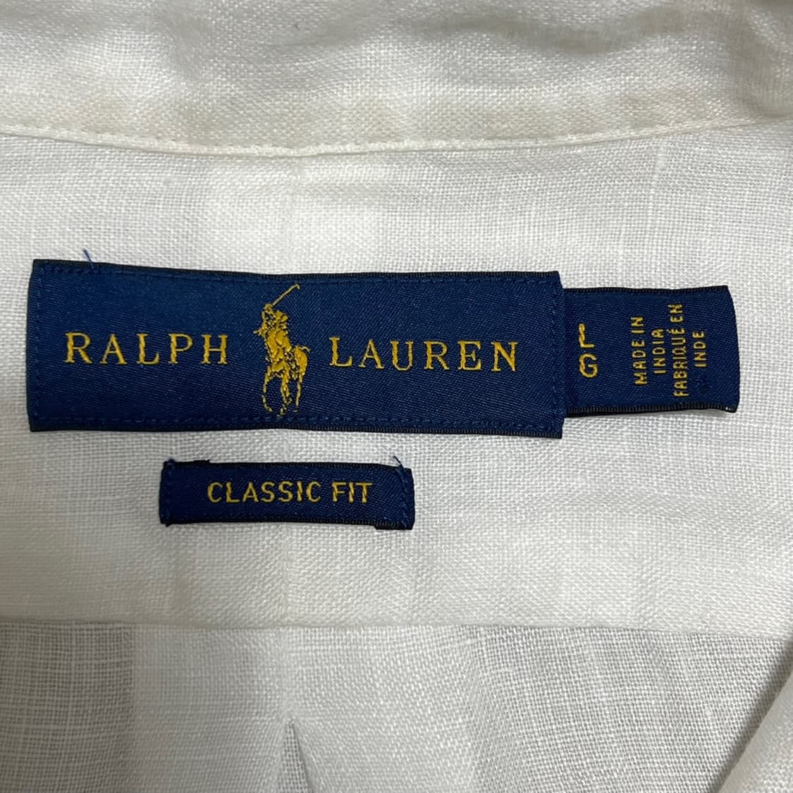 L 폴로랄프로렌 화이트 린넨 셔츠 상품이미지3