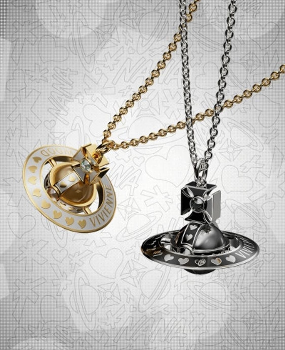 비비안웨스트우드 나나 콜라보 orb 목걸이 상품이미지1