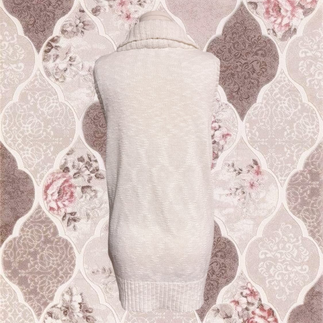 (이체시에눌)써니 빌리지 일본 모리 화이트 카라 금장 단추 베스트 가디건 상품이미지3