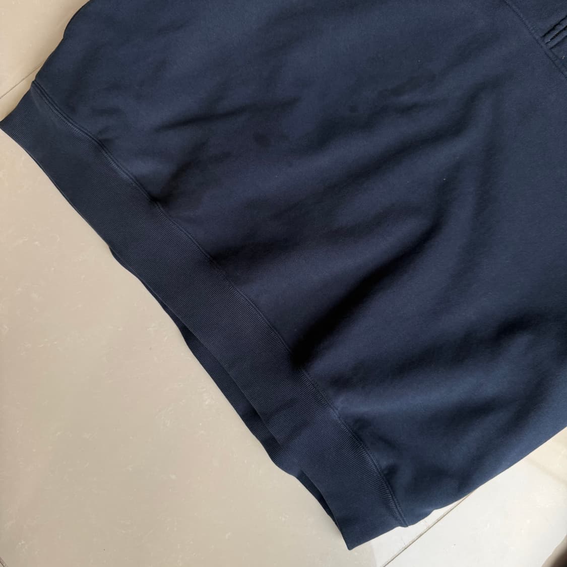 [L] 슈프림 23ss 데님카라 하프집 맨투맨 상품이미지3