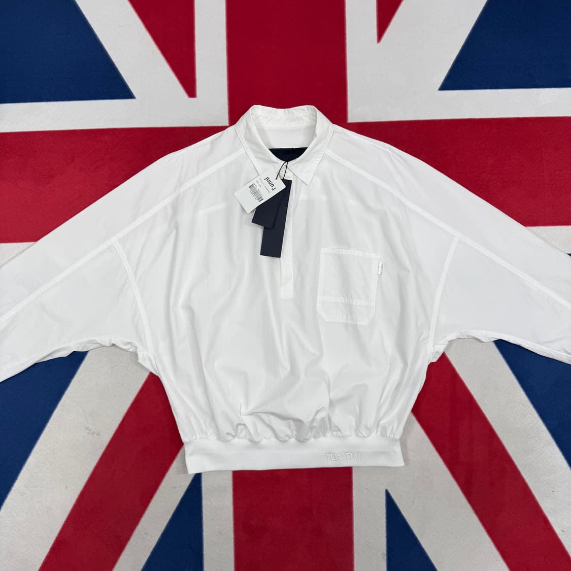 준지 25ss 크리스피 코튼 립 밴드 오버핏 셔츠 46 상품이미지4