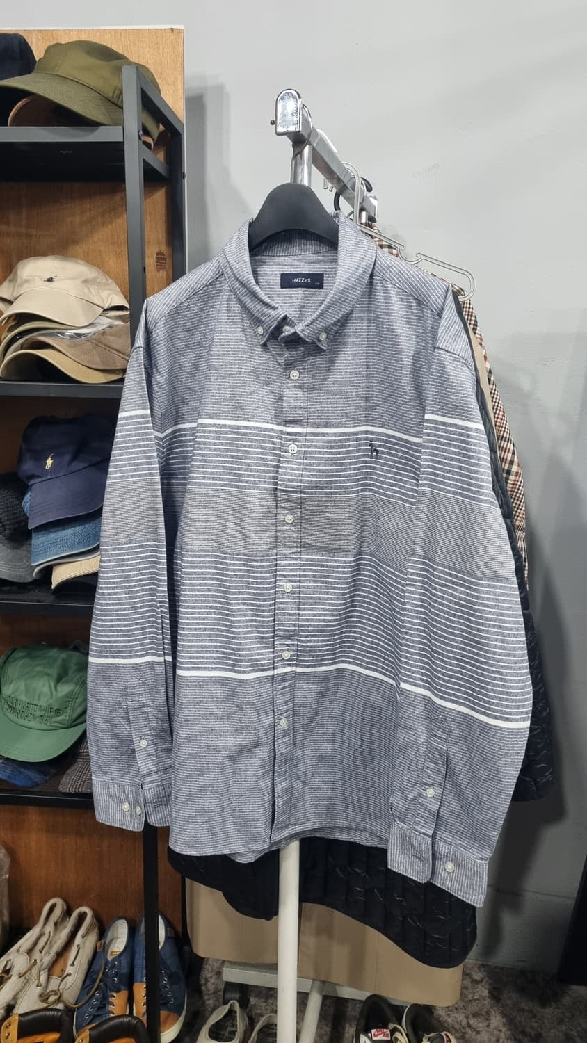 ((헤지스)) 3xL(115) 스프링 셔츠 사용감8/10 상품이미지1