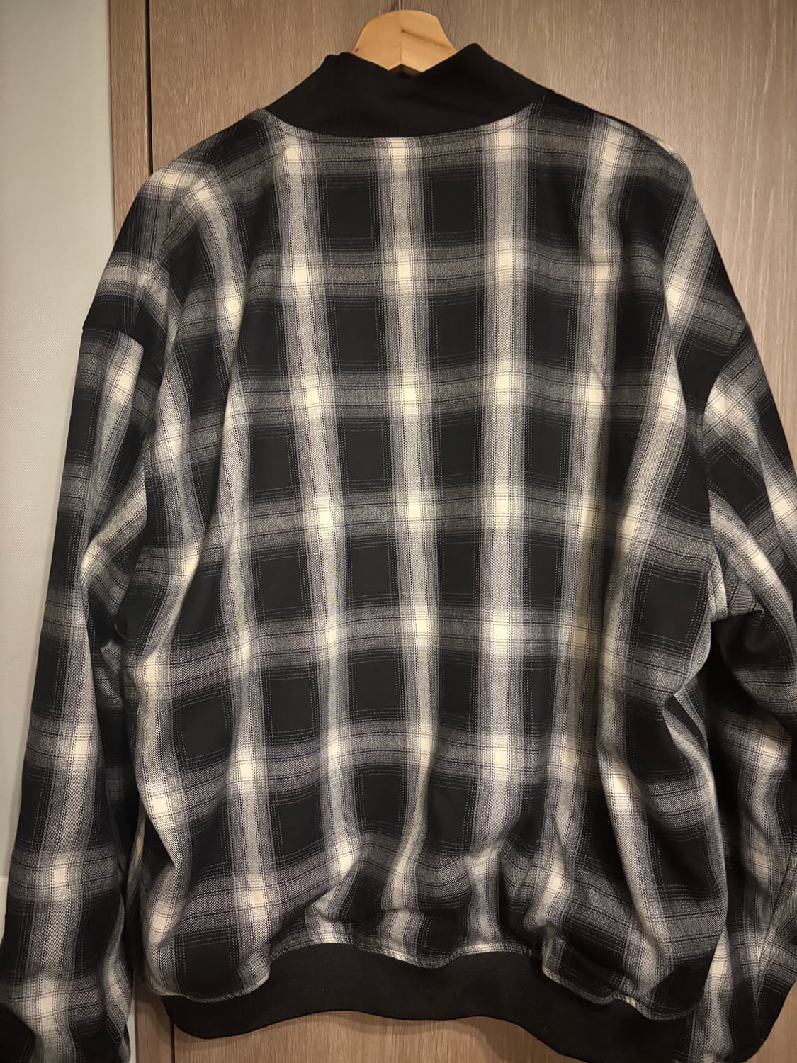 OY 오와이 리버시블 체크 블루종 L 상품이미지4