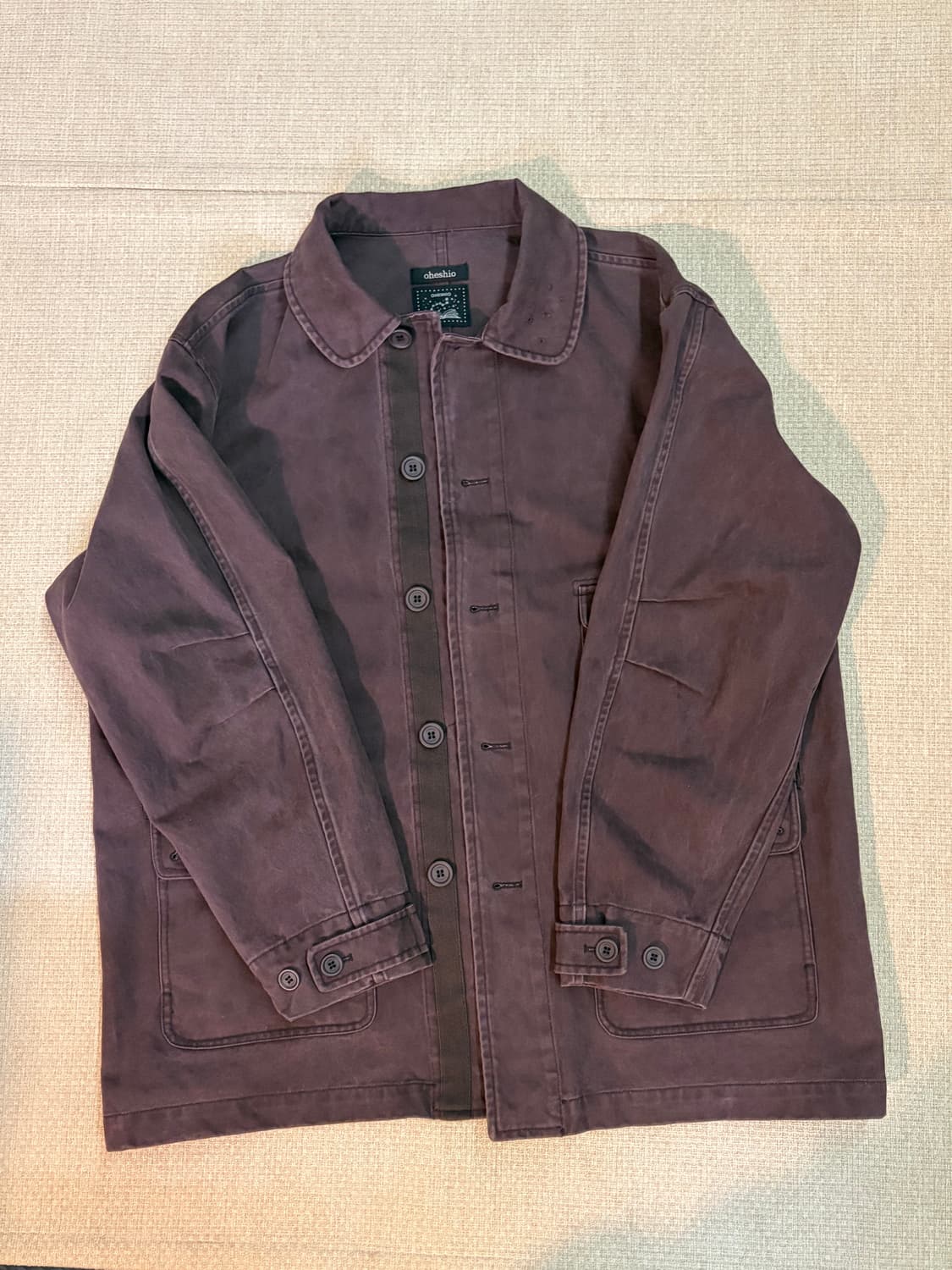 오헤시오 STAR FLORAL WASHED COTTON JACKET, P 상품이미지2