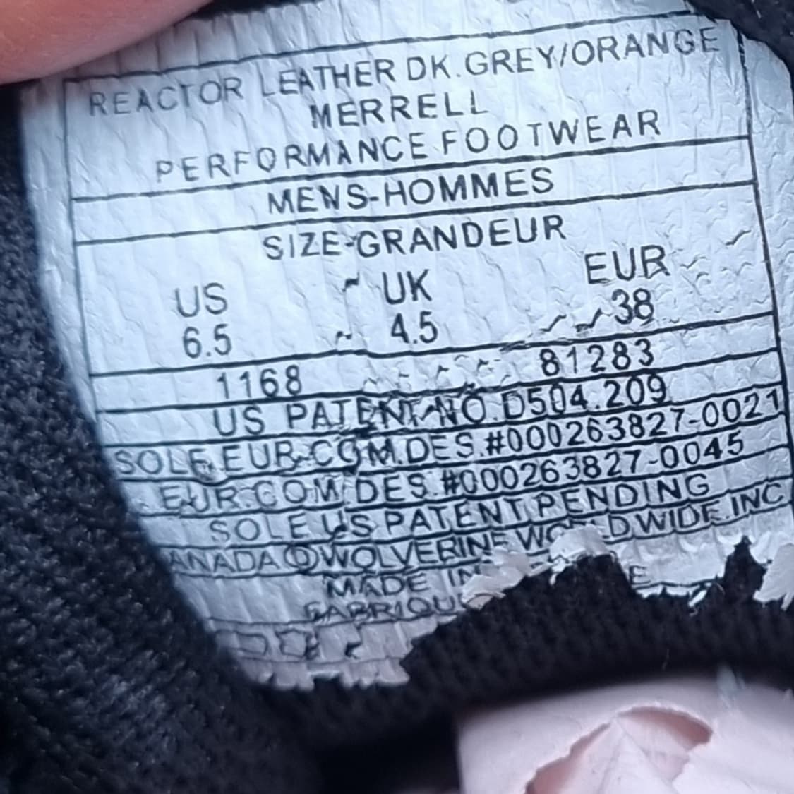 메렐 고어텍스 올블랙 트레킹화38 240 상품이미지6