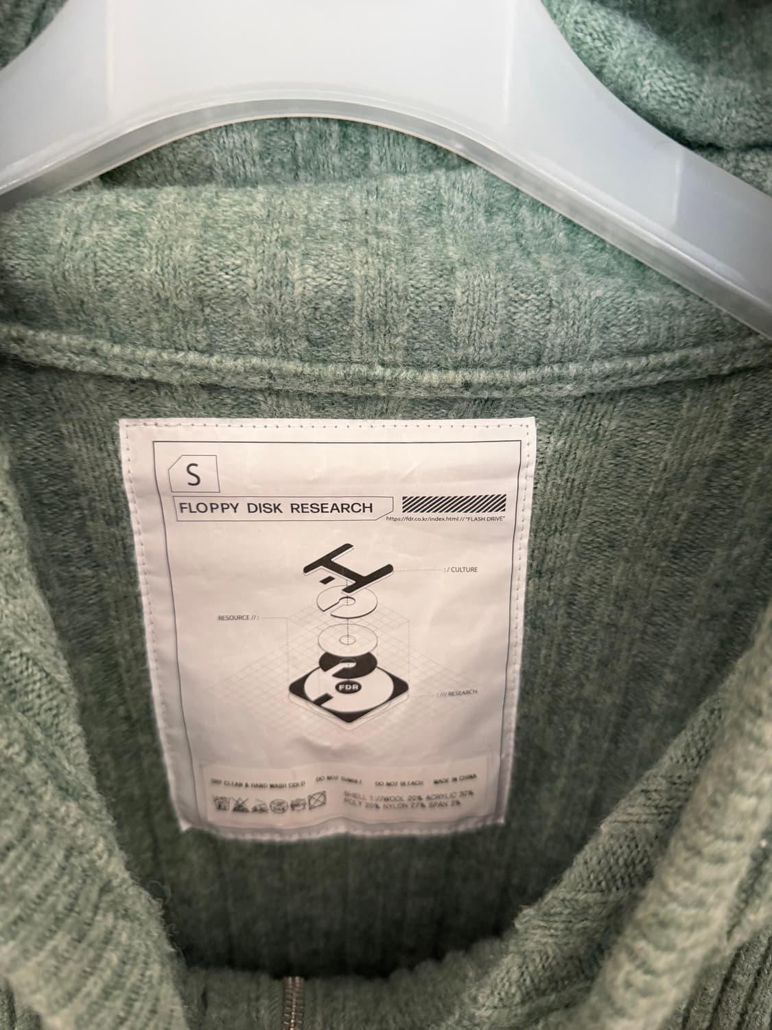 FDR 립후드집업 멜란지 S사이즈 상품이미지2