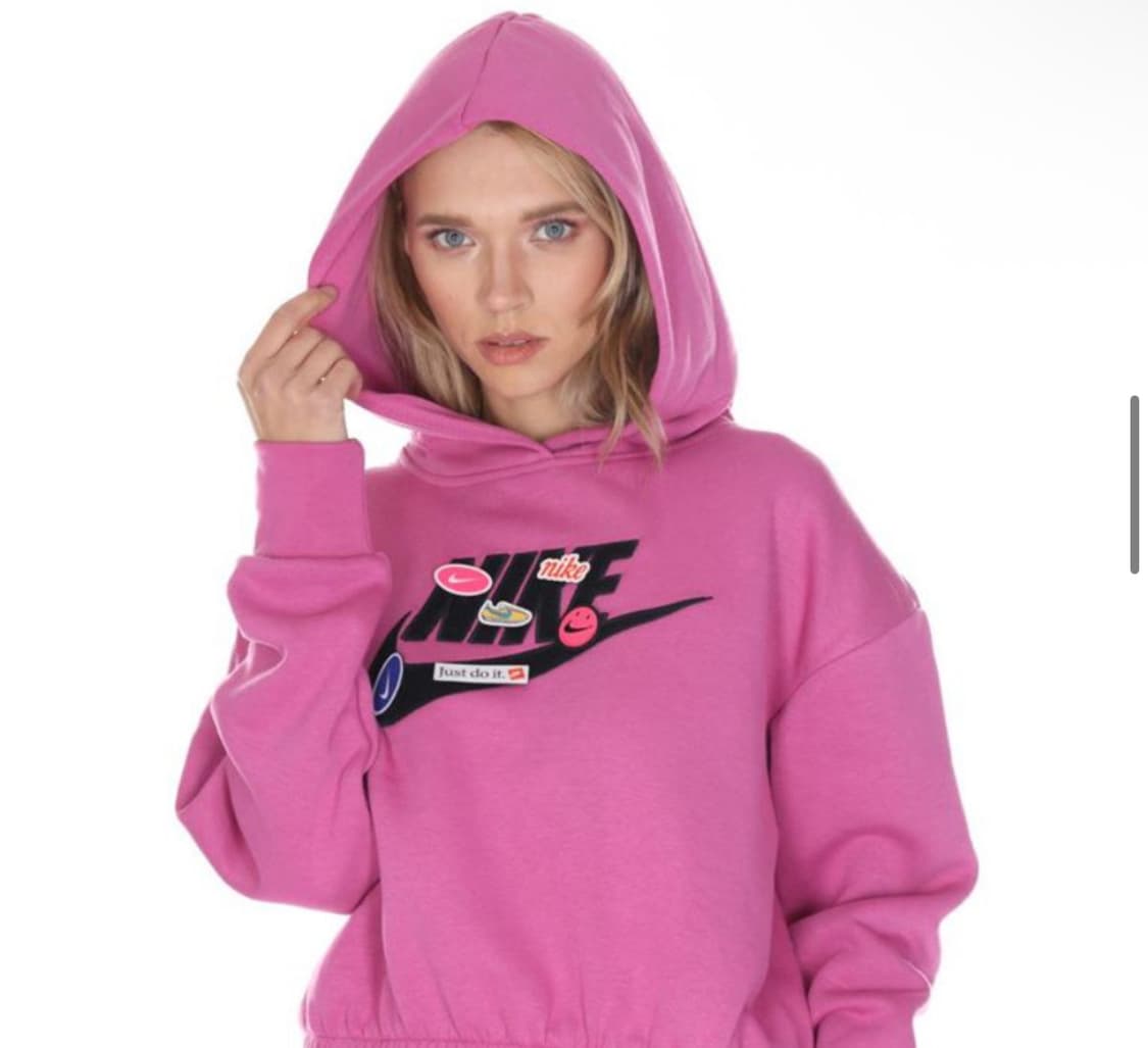 나이키 Nike 아이콘패치 크롭후드티(기모) 상품이미지4