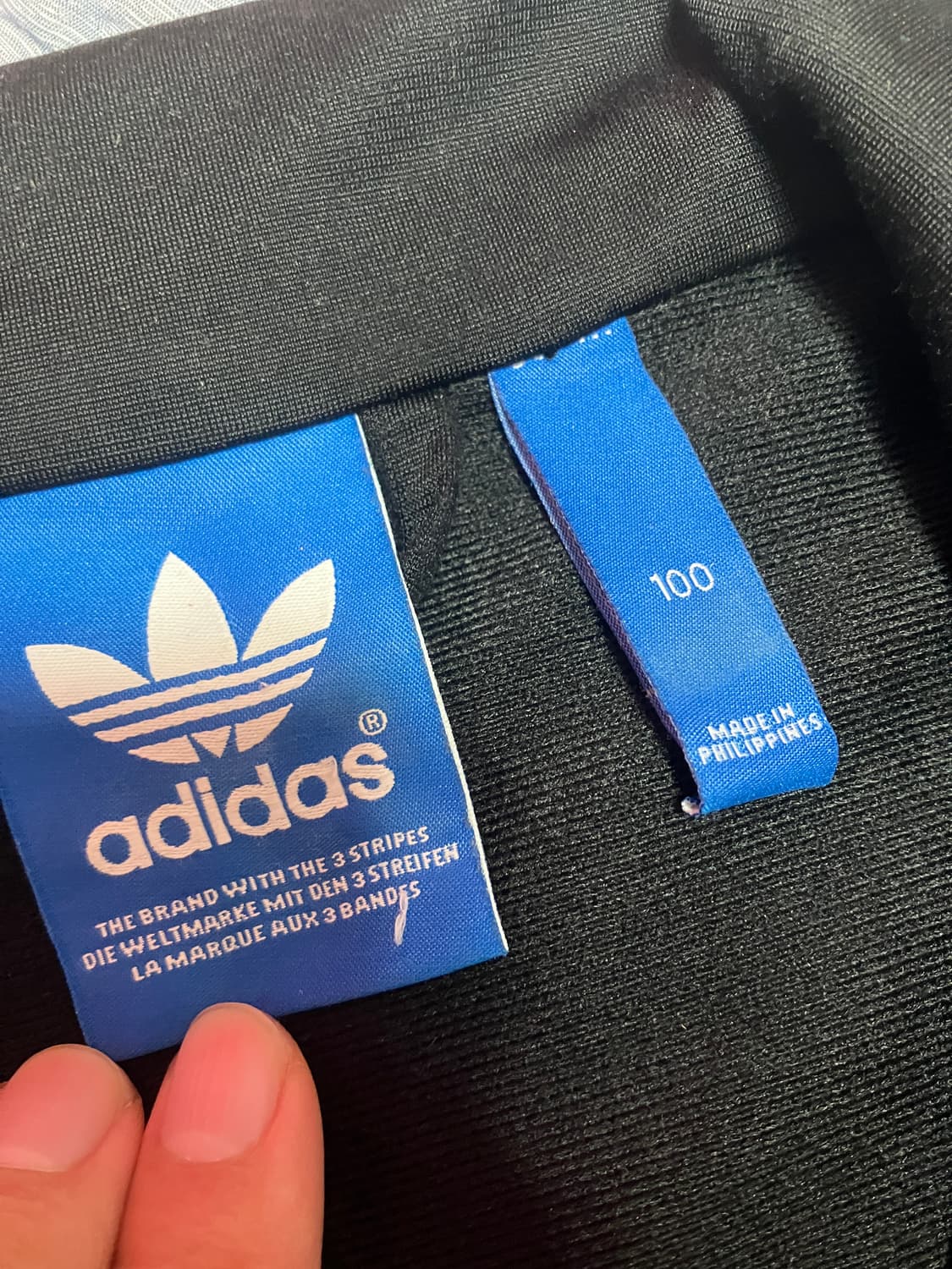 아디다스 구 파이어버드 파버 트랙탑 져지 검흰 블랙 100 상품이미지2