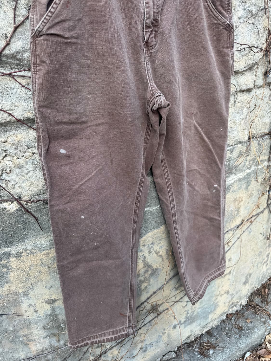 칼하트 b11 dkb 하드페이딩 싱글니 카펜터 워크 팬츠 상품이미지5