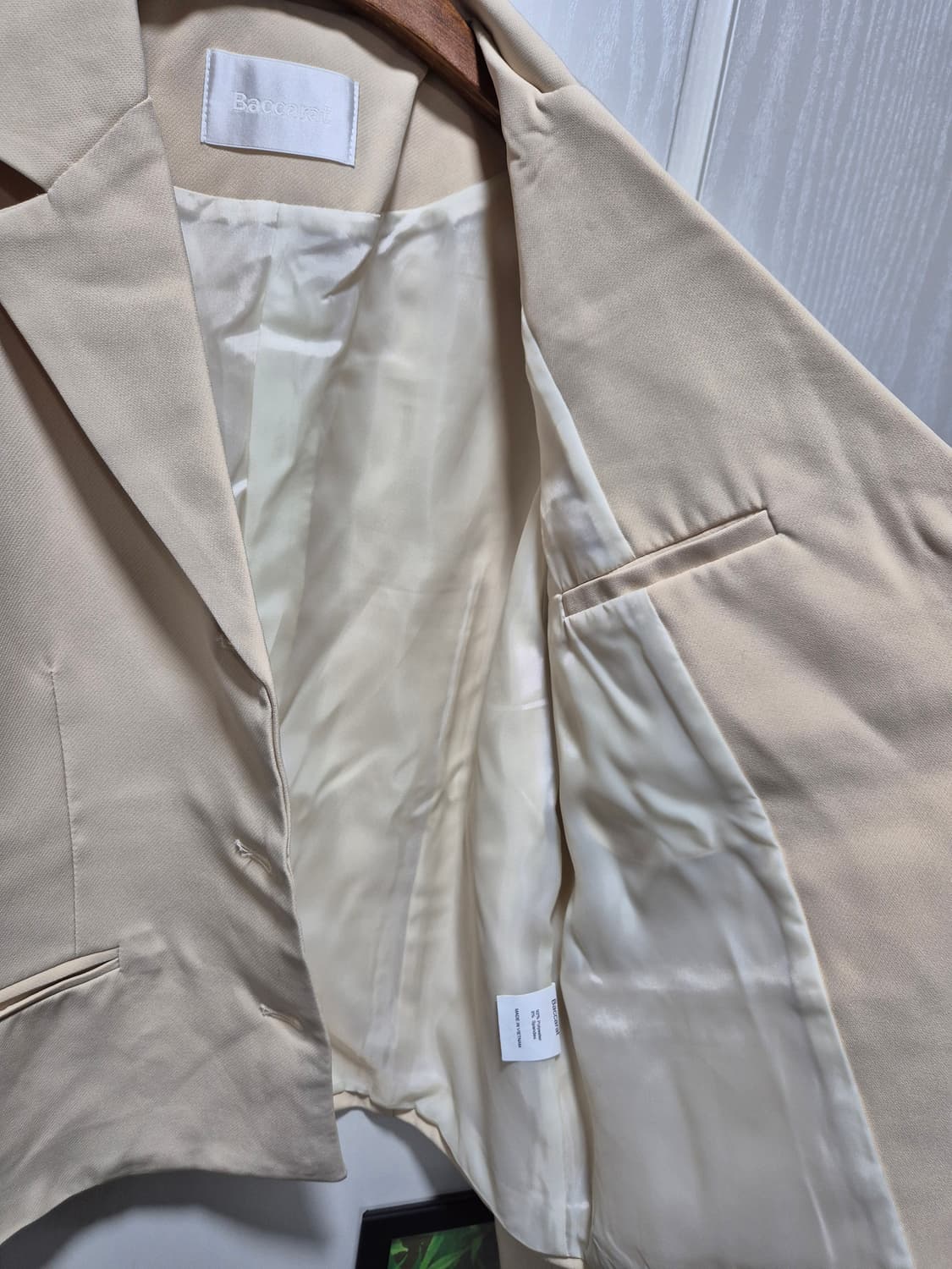 (세일)(새상품)버터아이보리 크롭 자켓 상품이미지8