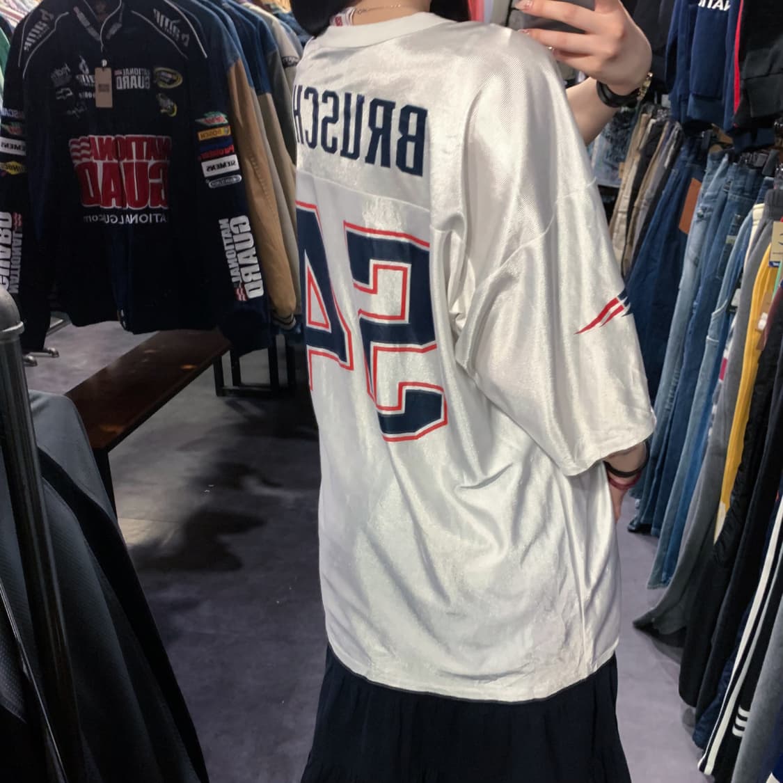 [IM] NFL 잉글랜드 패트리어츠 BRUSCHI no.54 화이트 져지 상품이미지5