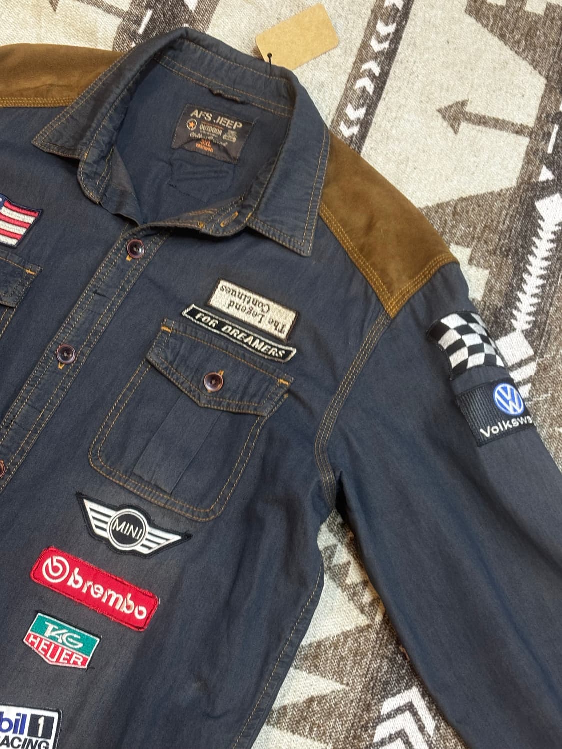 레이싱 커스텀 워크 셔츠  상품이미지3