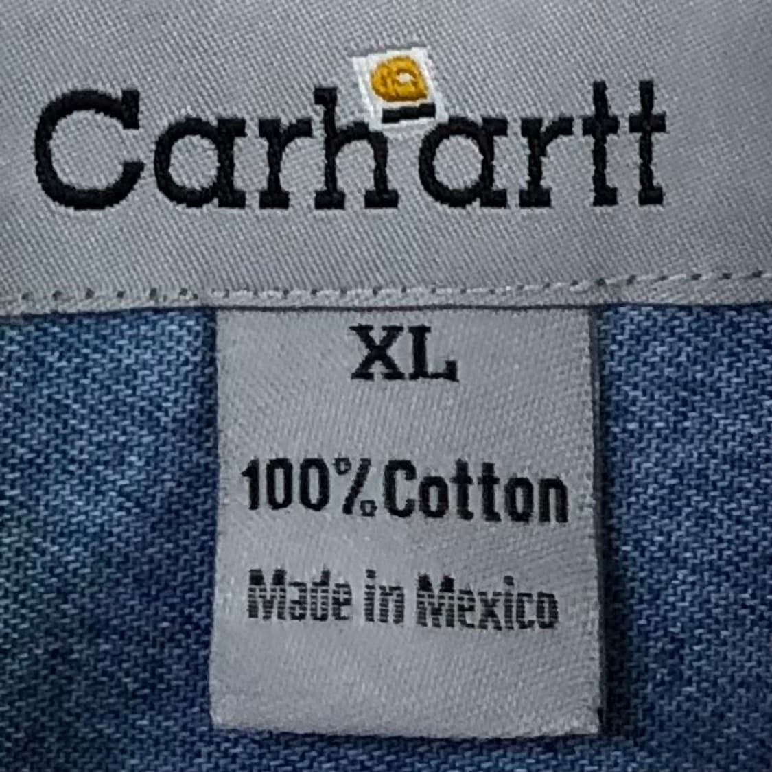 Xxl 칼하트 데님 셔츠 상품이미지3