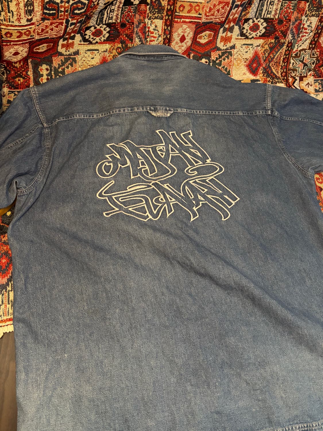 90s Majah Flavah Vintage denim shirt 상품이미지8