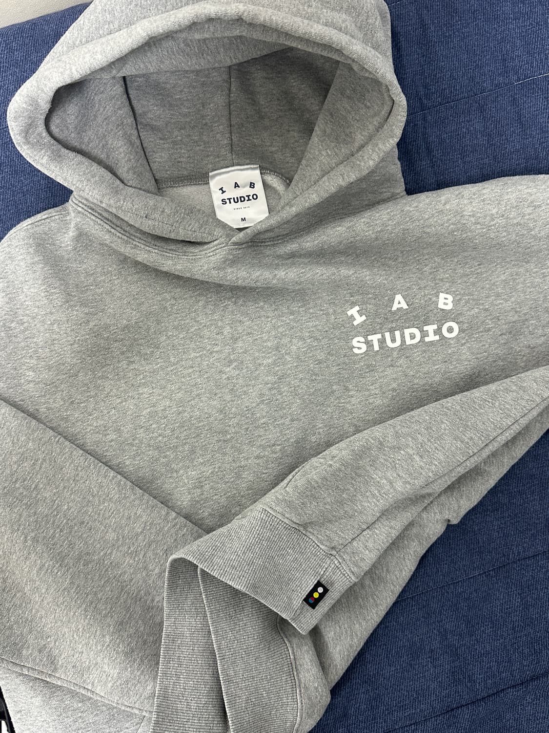 최상급! 21ss 아이앱 스튜디오 후드 그레이 M 상품이미지1