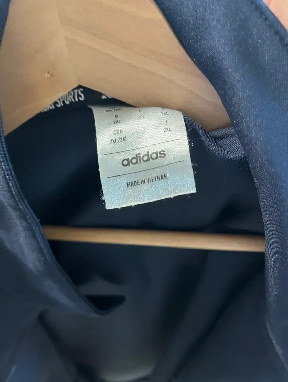 아디다스 국가대표 집업 네이비 상품이미지3