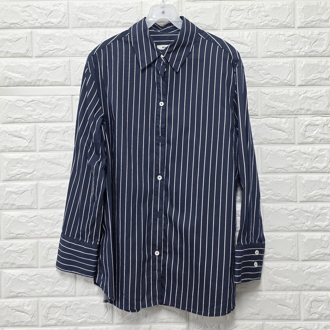 택포_ 빈폴 스트라이프 셔츠 M 상품이미지1