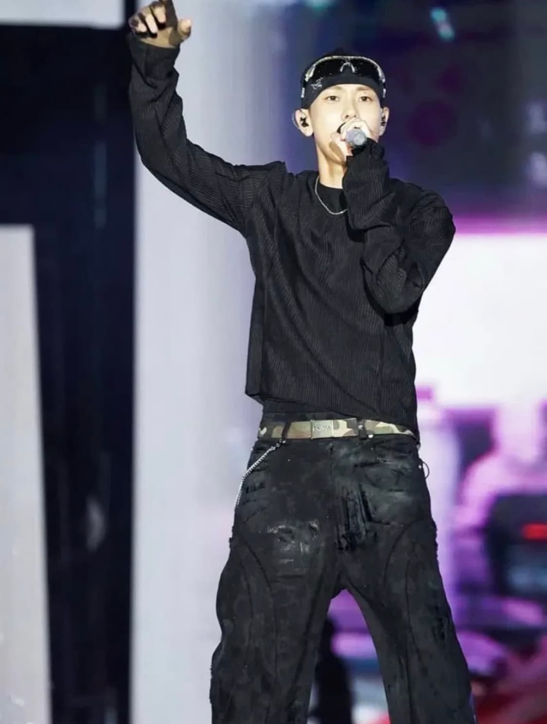 YYYY 롱슬리브 블랙 1사이즈 상품이미지1