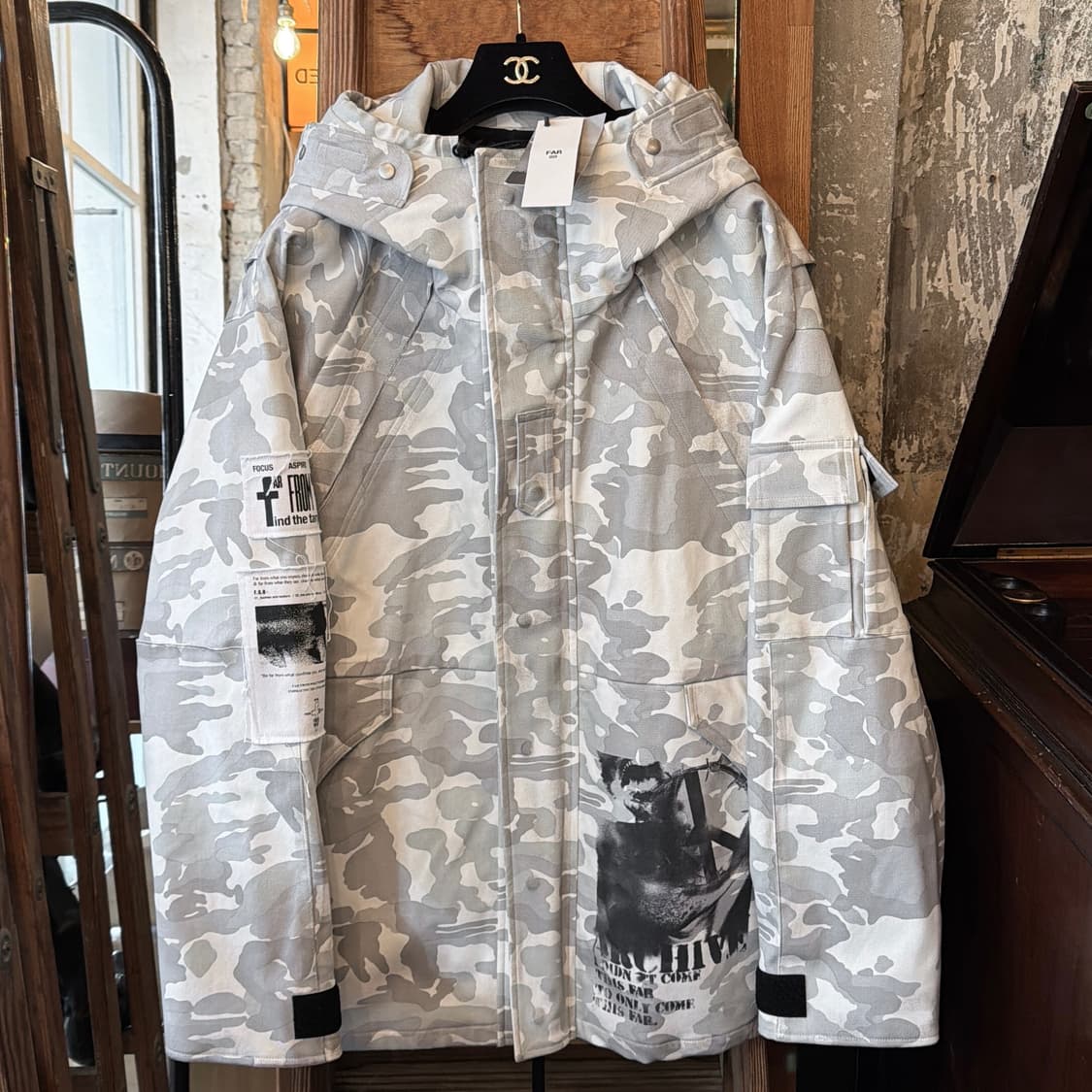 파프롬왓 24FW 아카이브 밀리터리 카모 자켓 상품이미지1