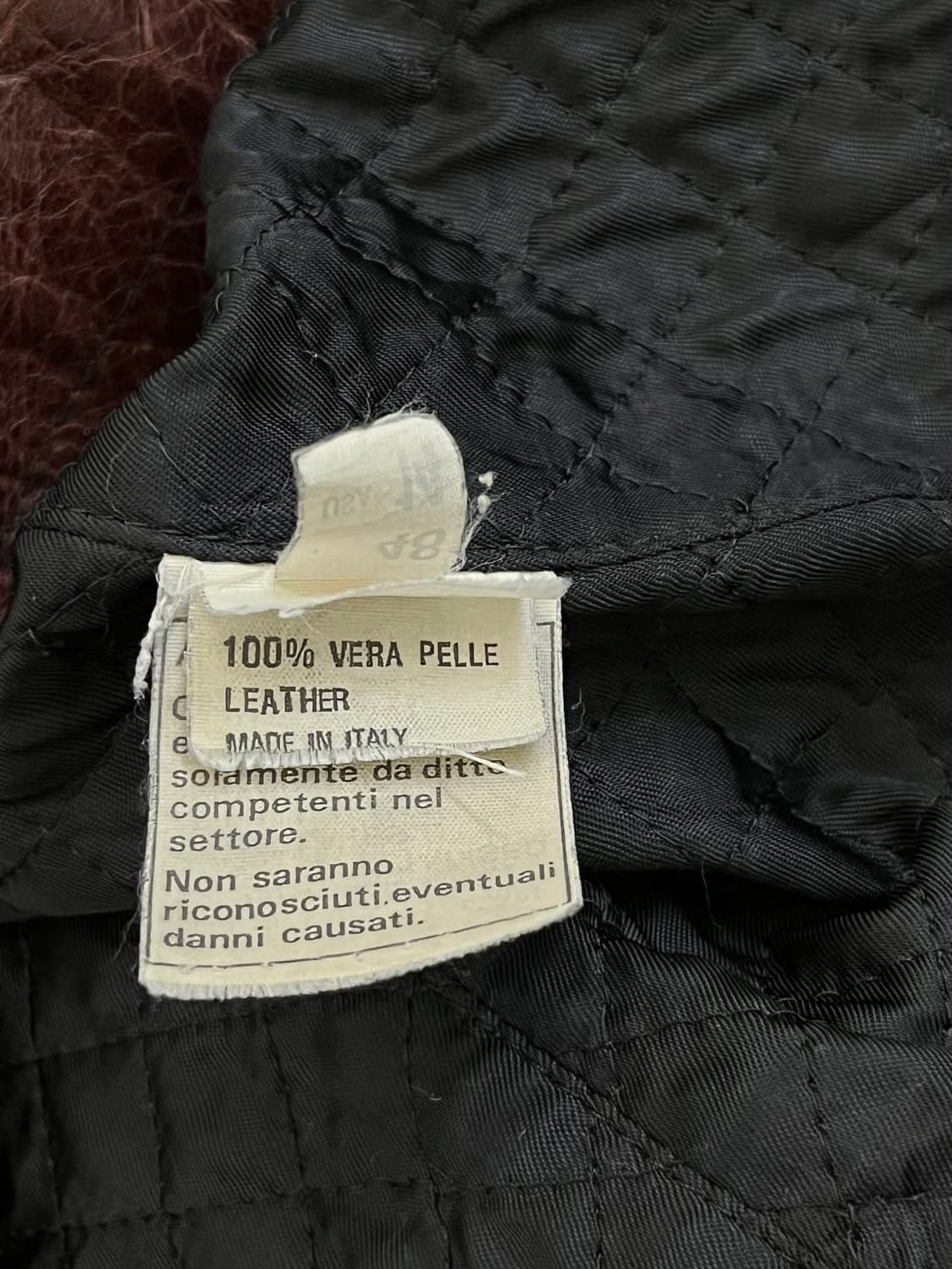 90‘s MARCO 에이징 베라 펠레 레더 자켓 상품이미지10