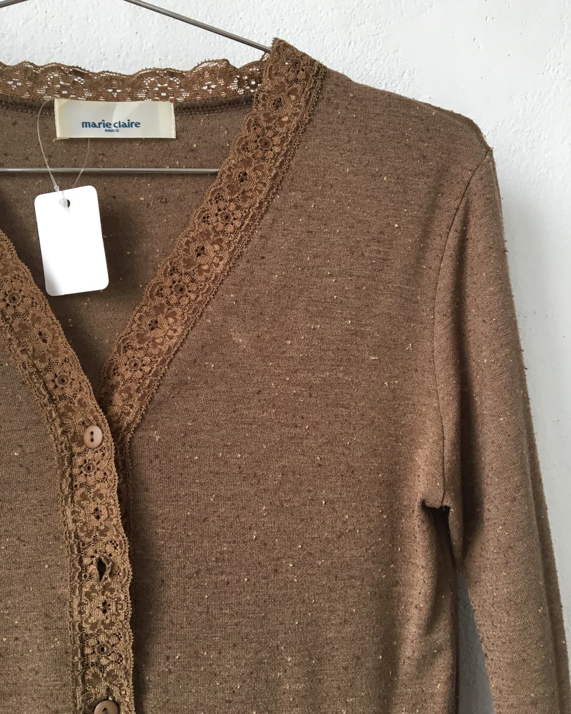 Lace trimming cardigan 상품이미지4