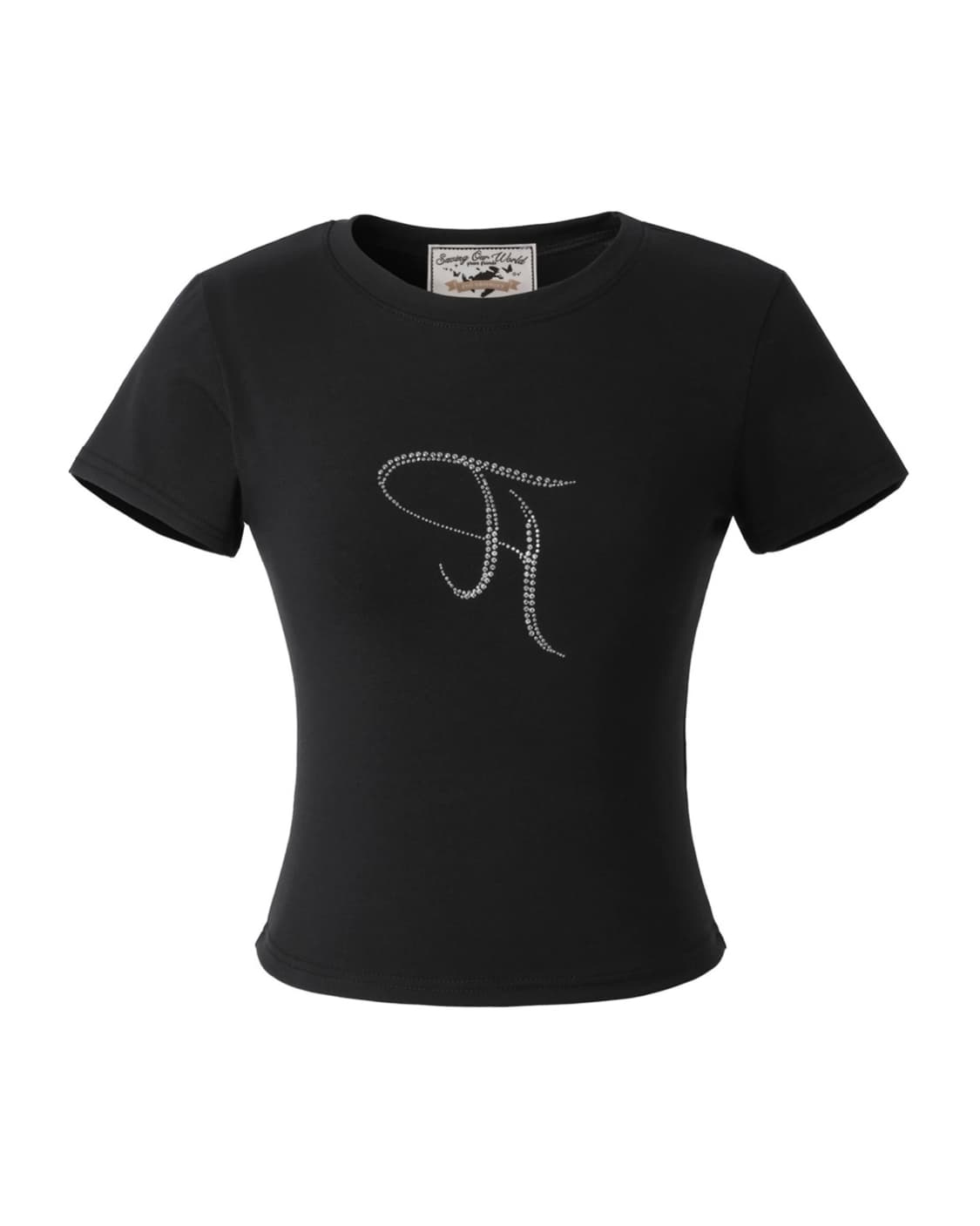 쓰리타임즈 쥬얼티 블랙 Jewel Tee Black 상품이미지1
