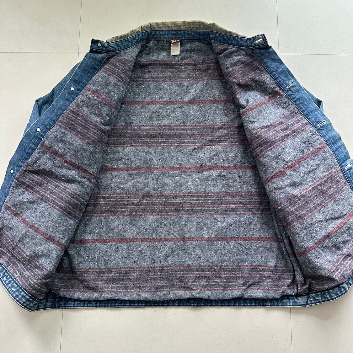 70s 빅벤 Big Ben 랭글러 데님 초어 자켓 42 USA MADE 상품이미지6