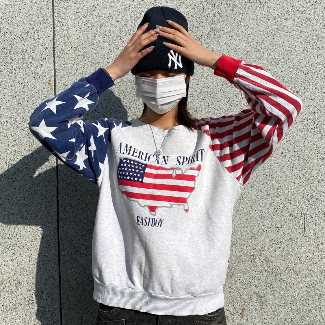 🇺🇸 'EASTBOY' 아메리칸 스피릿 스웨트셔츠 상품이미지1