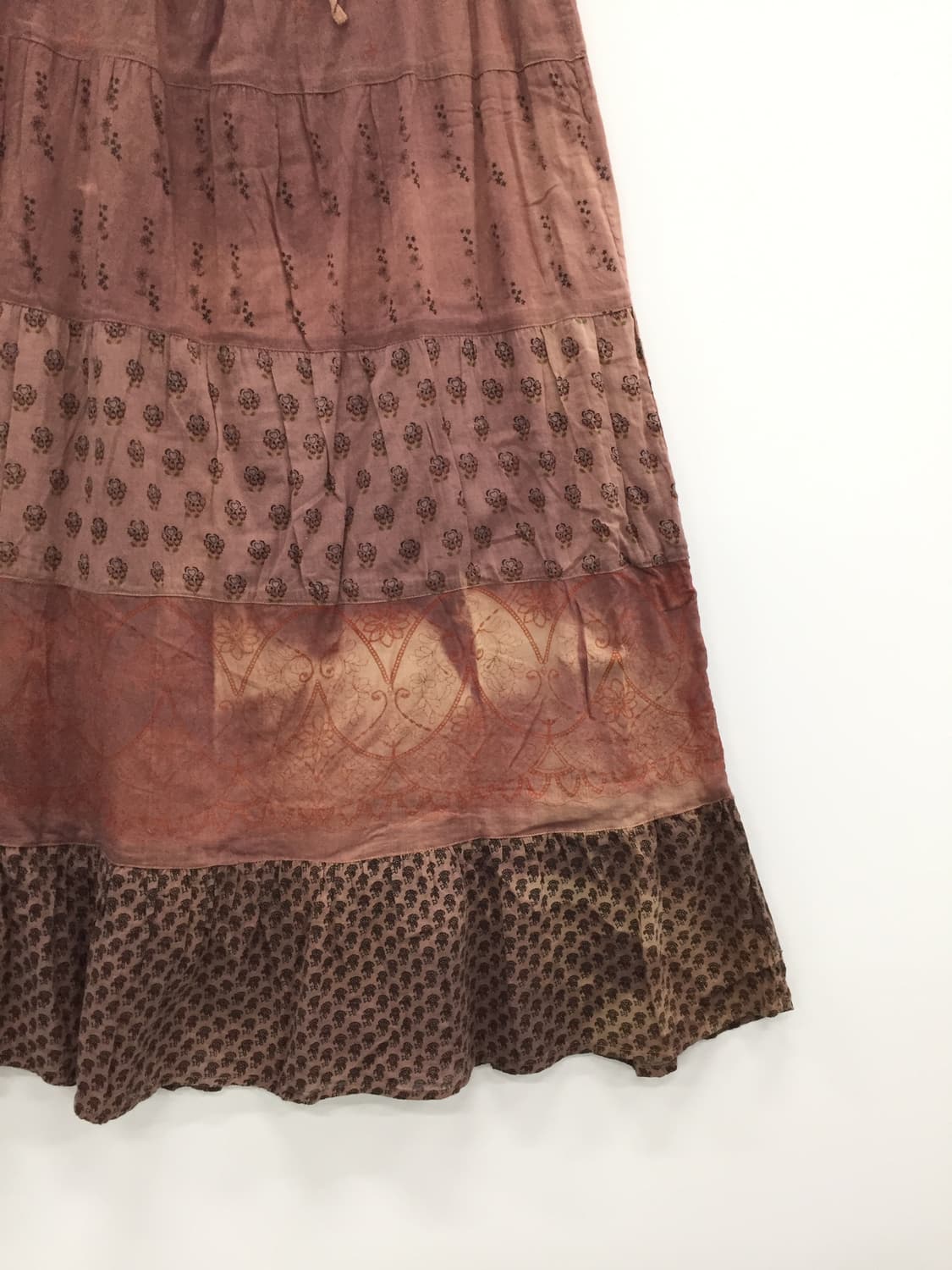 Jpn Mori Girl Earthy Brown Maxi Skirt 상품이미지6
