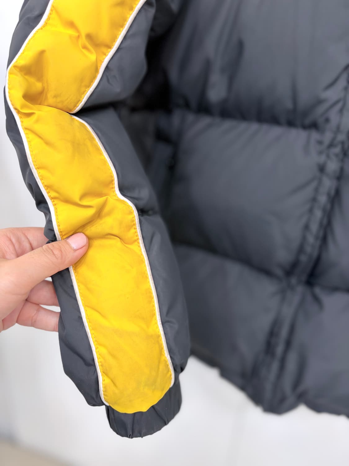 슈프림 패널 다운 패딩 L 상품이미지2