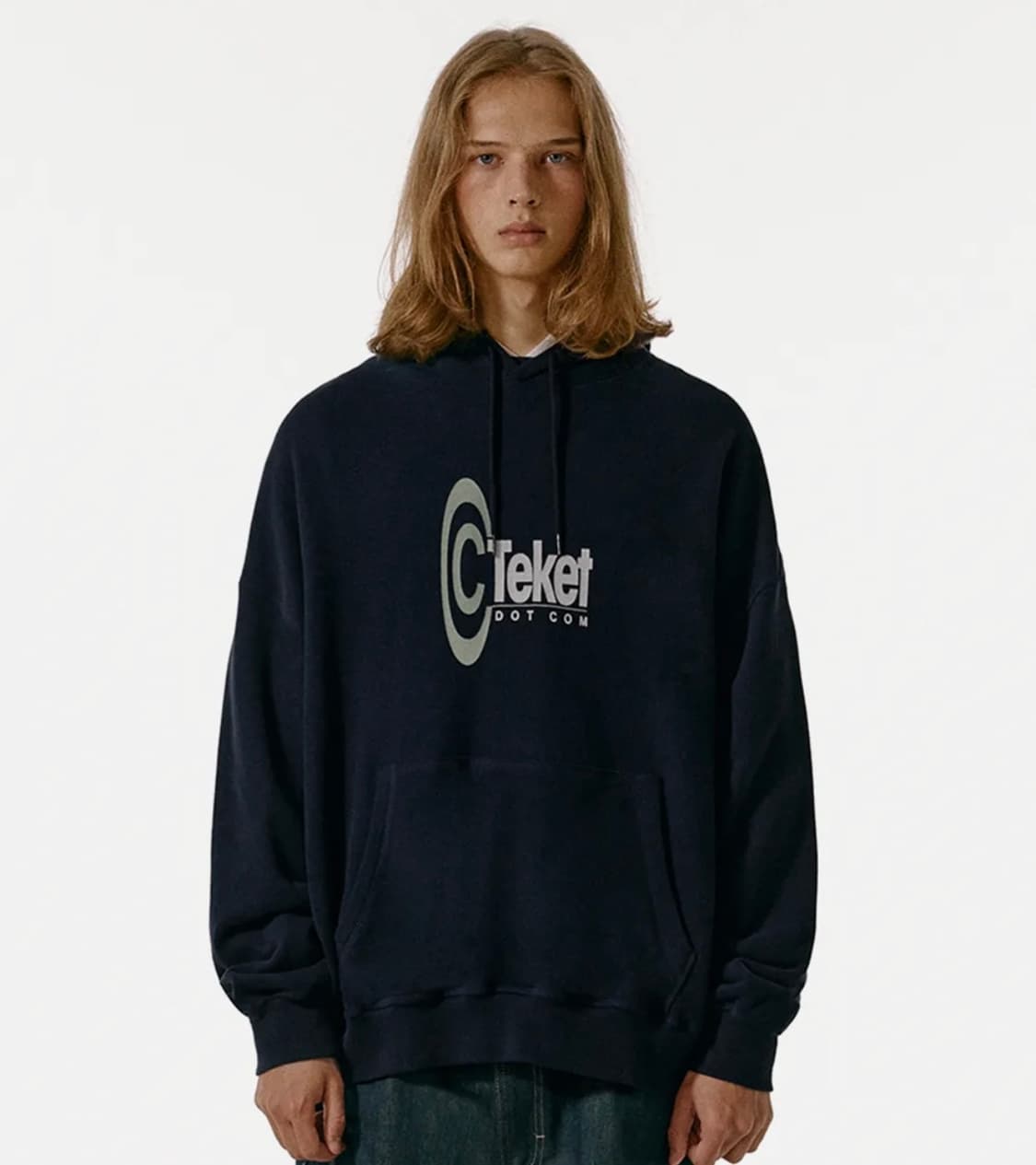테켓 심볼 후드 후드티 네이비 m 상품이미지1