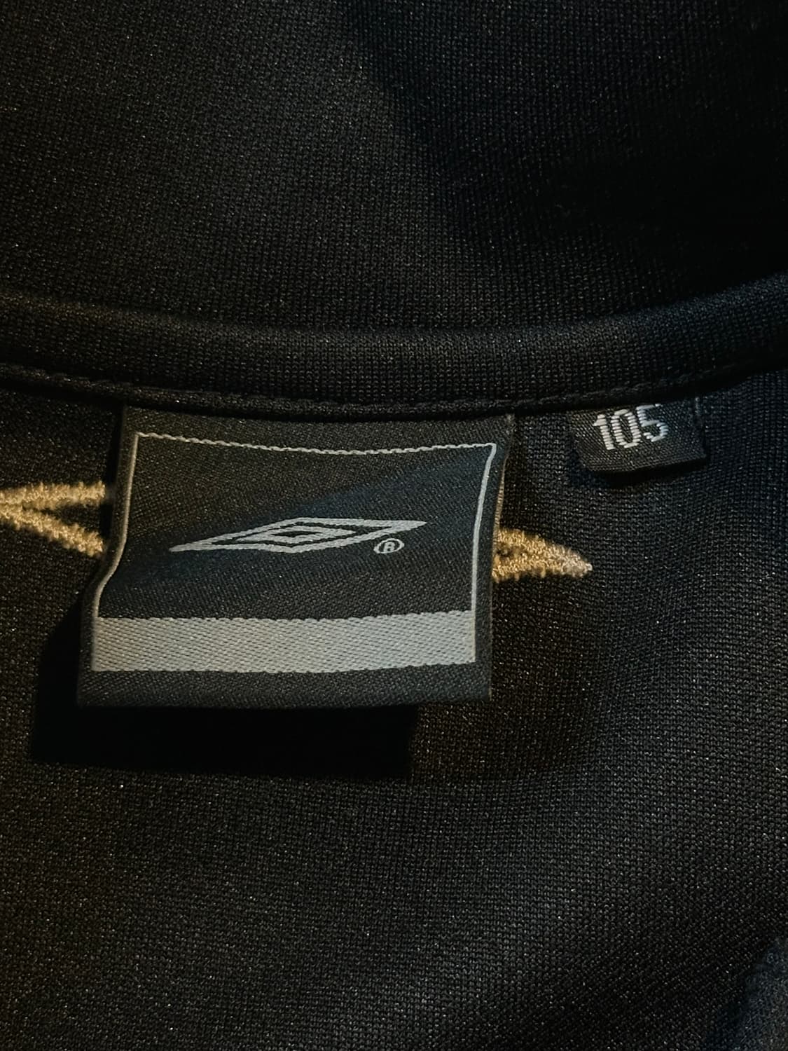 엄브로 UMBRO 올드스쿨 배색 트랙탑 져지 블랙 상품이미지4