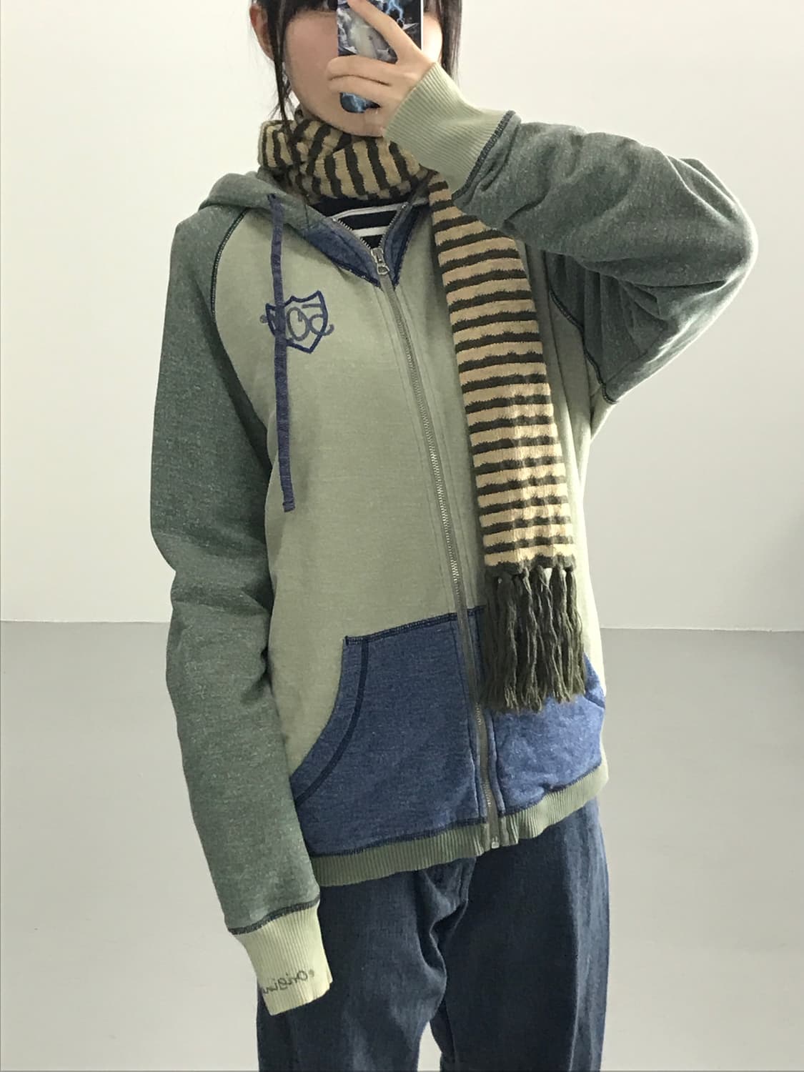 리바이스 501 베이지 올드스쿨 후드집업 상품이미지3