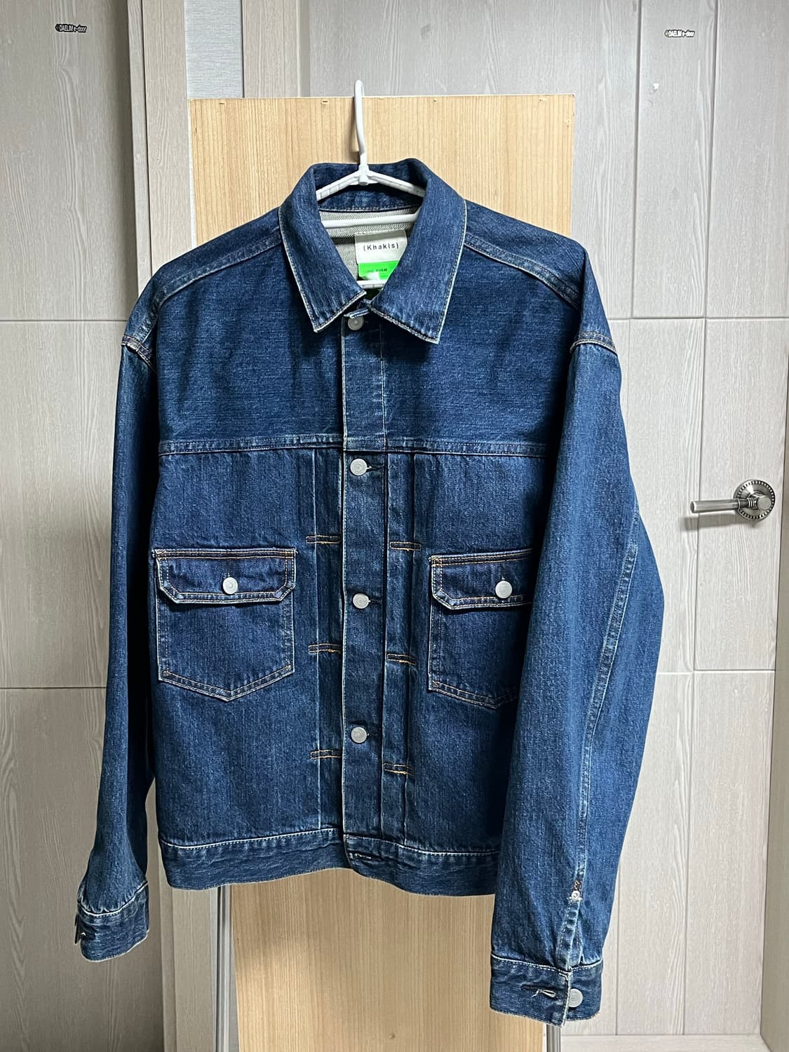 카키스 더블포켓 데님자켓 상품이미지1