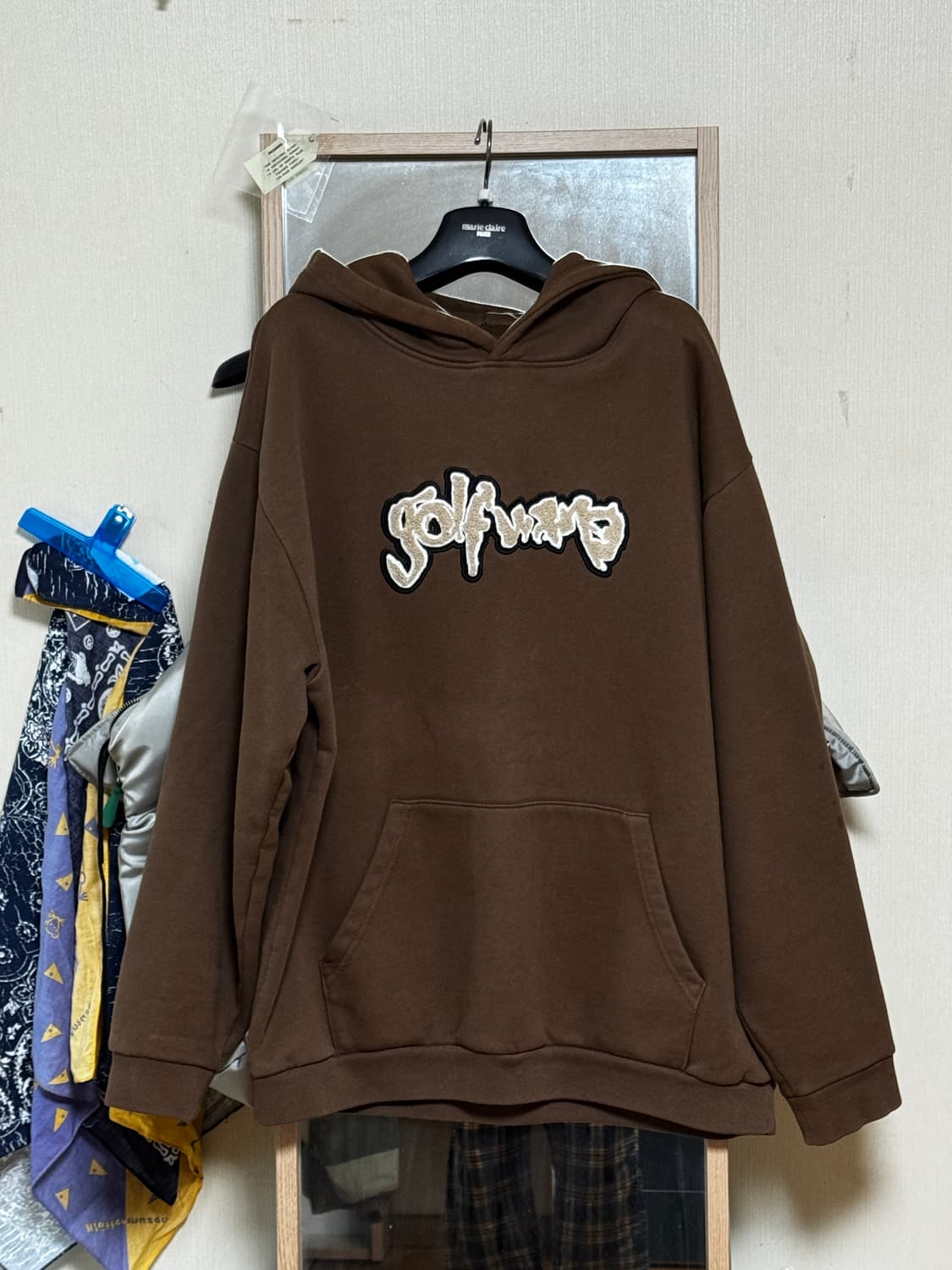 [L] 골프왕 후드 브라운  상품이미지1