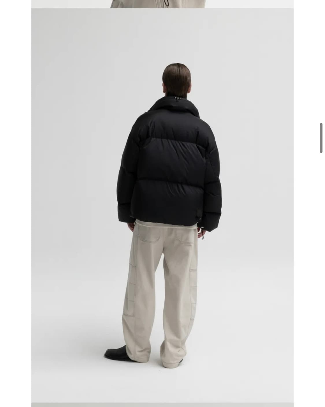 인사일런스 드로스트링 립스탑 구스다운자켓 S 상품이미지3