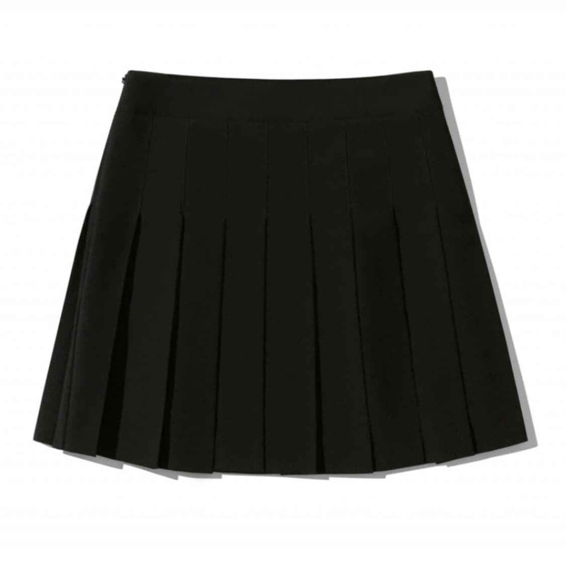 OiOi basic pleated mini skirt_black 상품이미지3