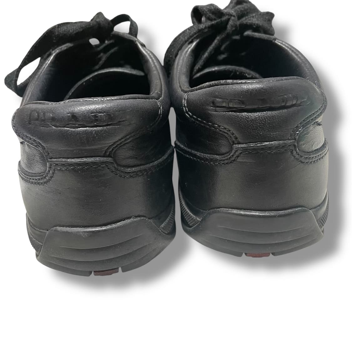 270) 프라다 스포츠 레더 사이드로고 스니커즈 신발 상품이미지5