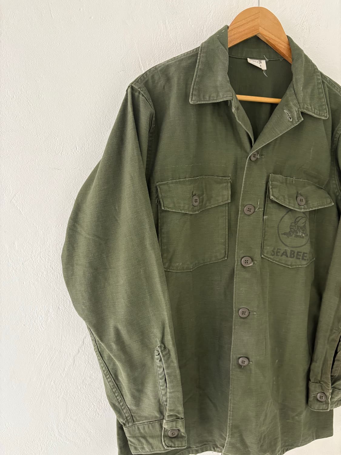60's U.S Army og-107 Utility Shirt. 상품이미지6