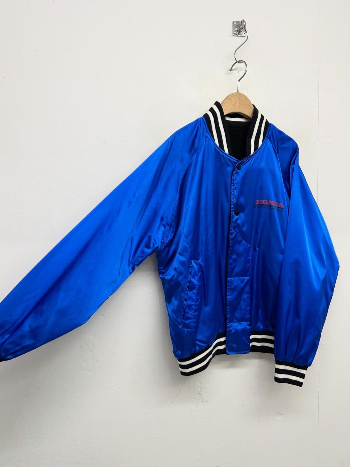 빈티지 혼다 모터스포츠 블루종 자켓 블루 상품이미지4