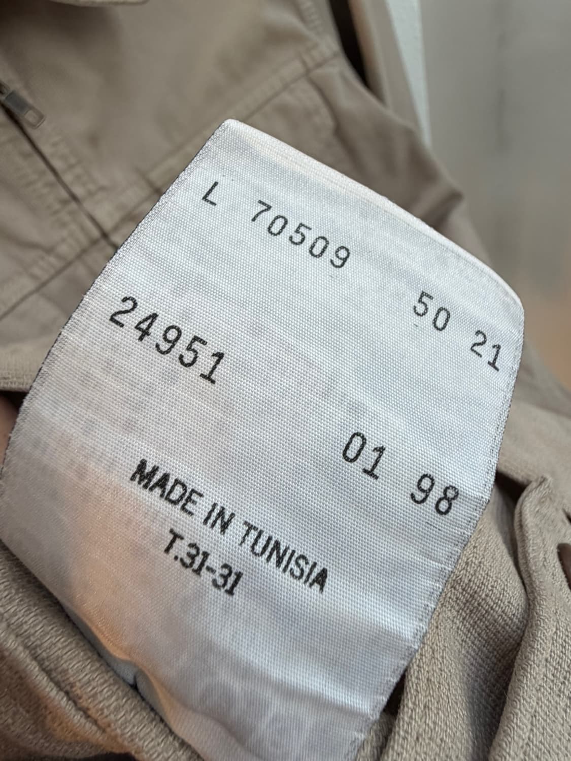 90s 리바이스 70509 코듀로이 워크 자켓 상품이미지7