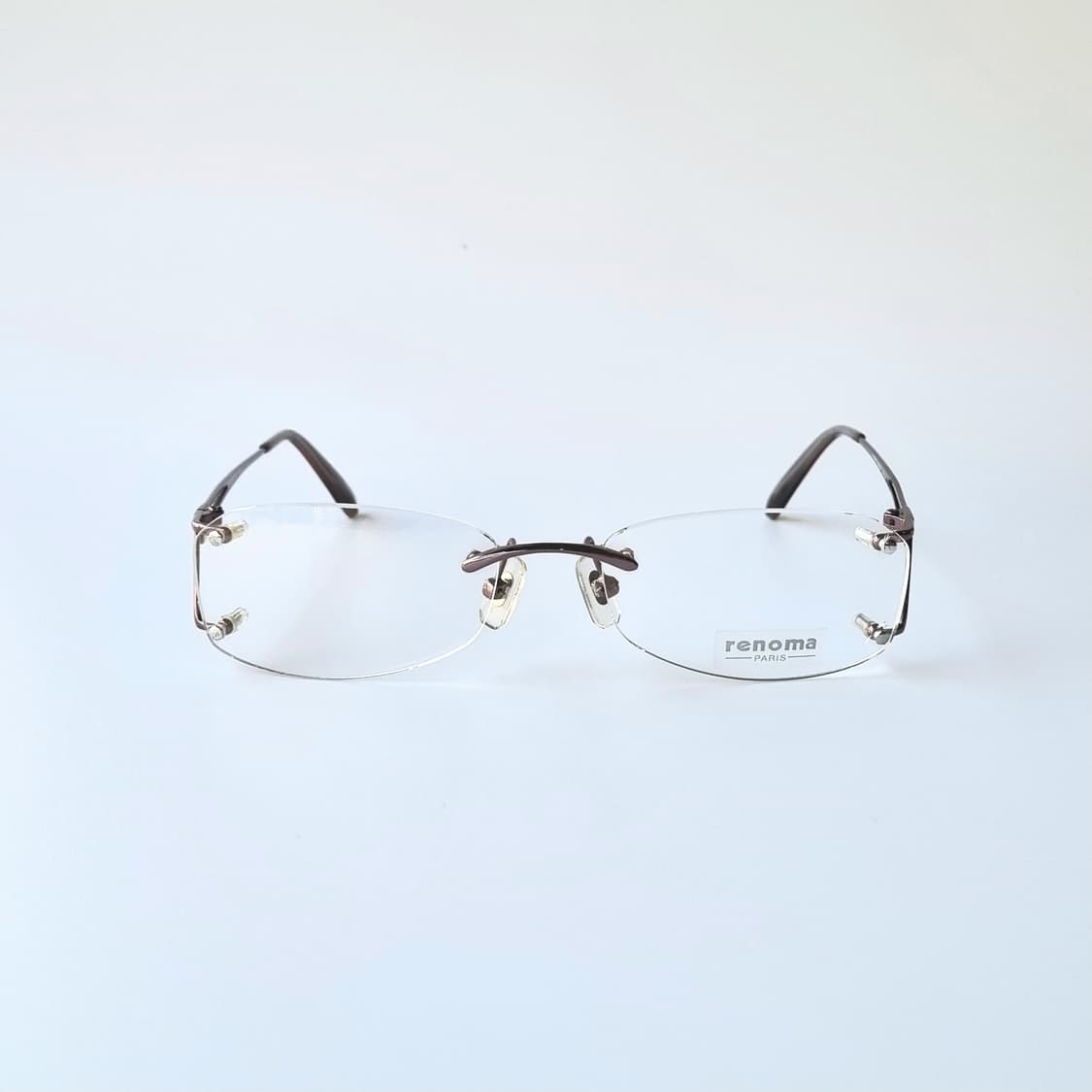 데드스탁  오벌쉐임 무테 버건디 안경테 235 상품이미지2