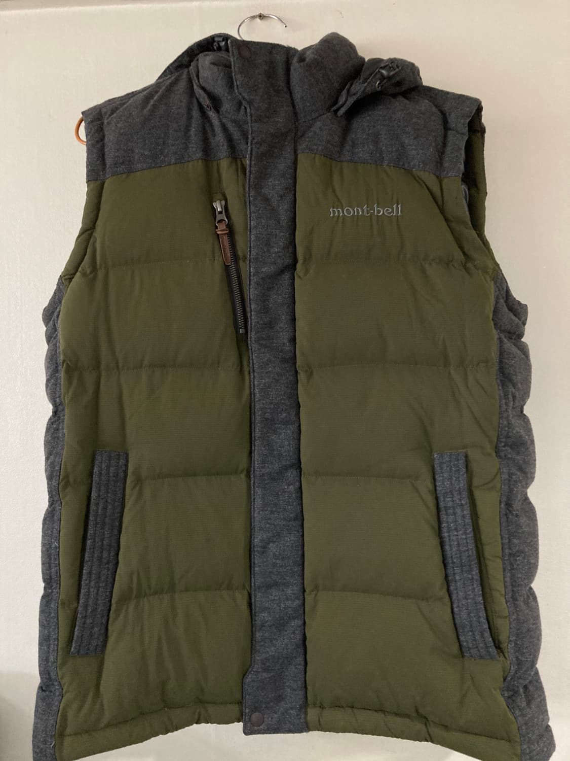 몽벨 구스 패딩 후드 조끼 100 상품이미지1