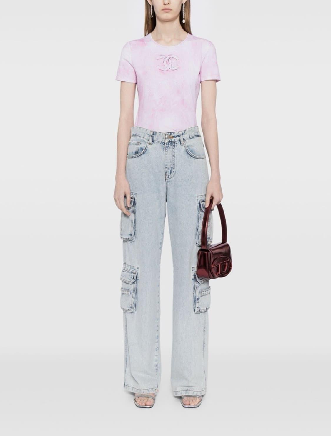 2009 Chanel 샤넬 크루즈 컬렉션 타이다이 로고 티셔츠 상품이미지2