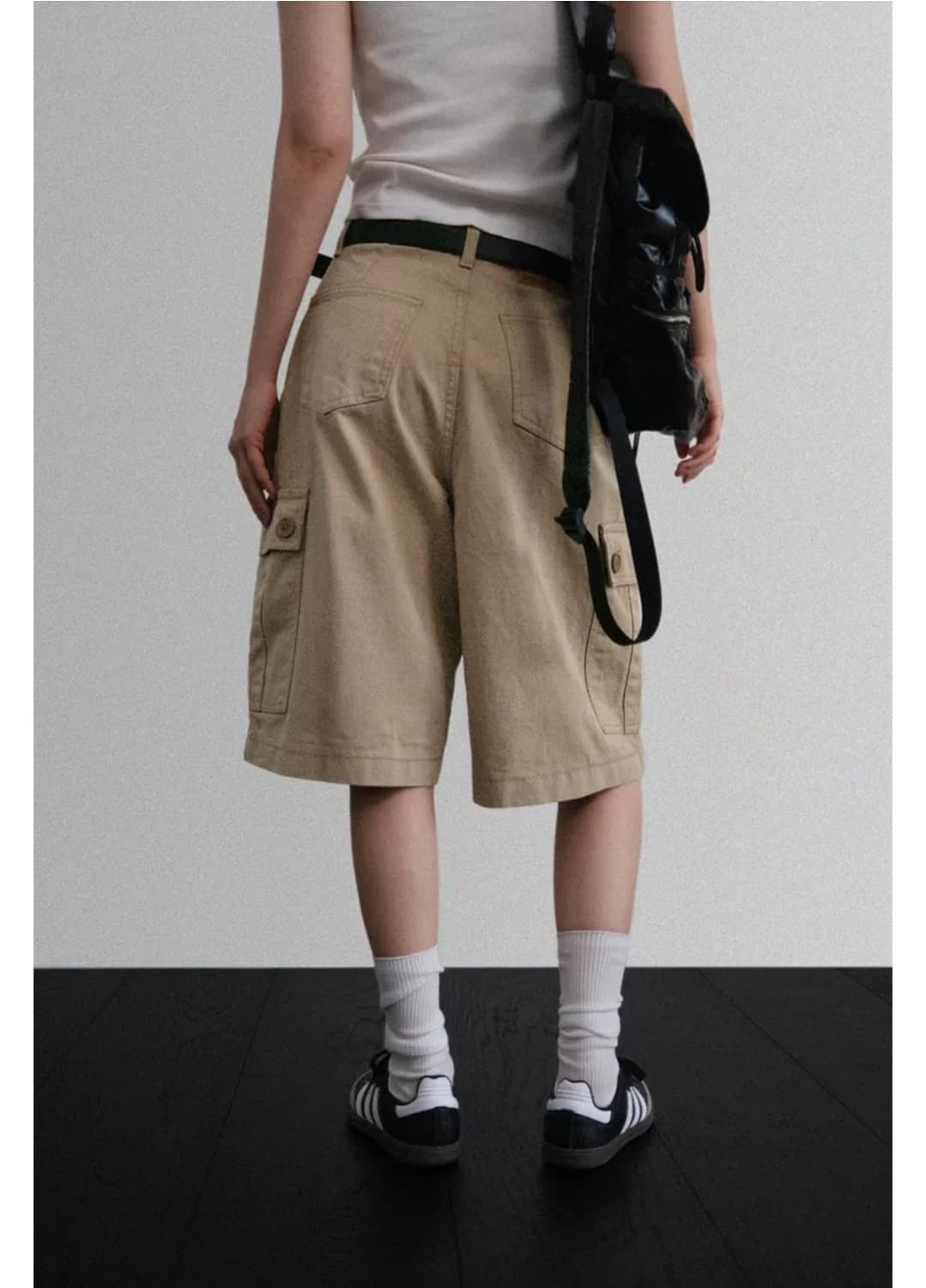 어텀 버뮤다 카고 팬츠 베이지 S  상품이미지3